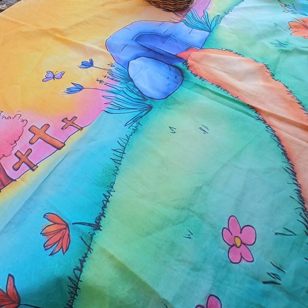 The Spring Meadow: Easter & New Beginnings Edition Storytelling Play Scarf - Storytime Scarves