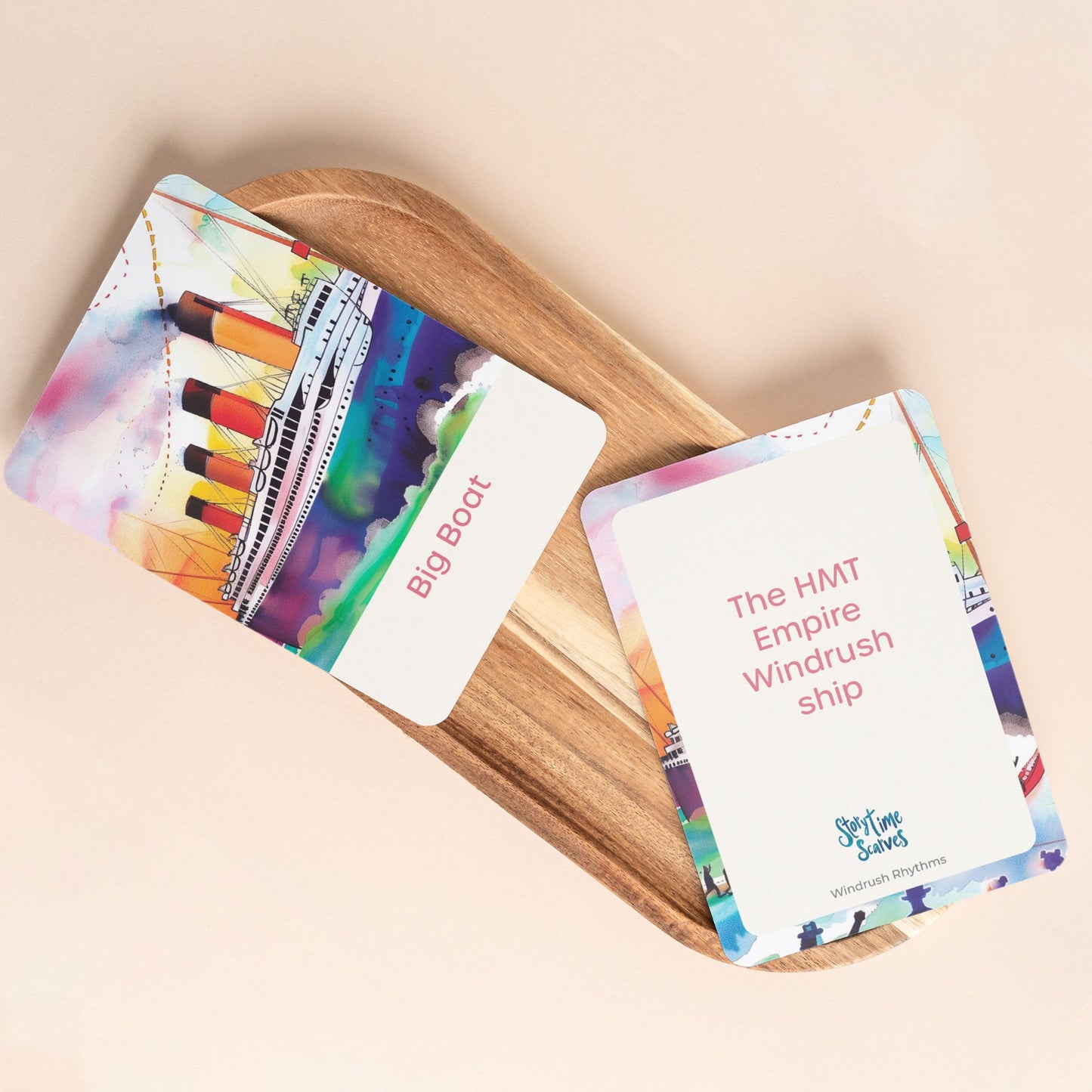 Windrush Rhythms Flashcards: EYFS & KS1 Cultural Education for Early Years - Storytime Scarves