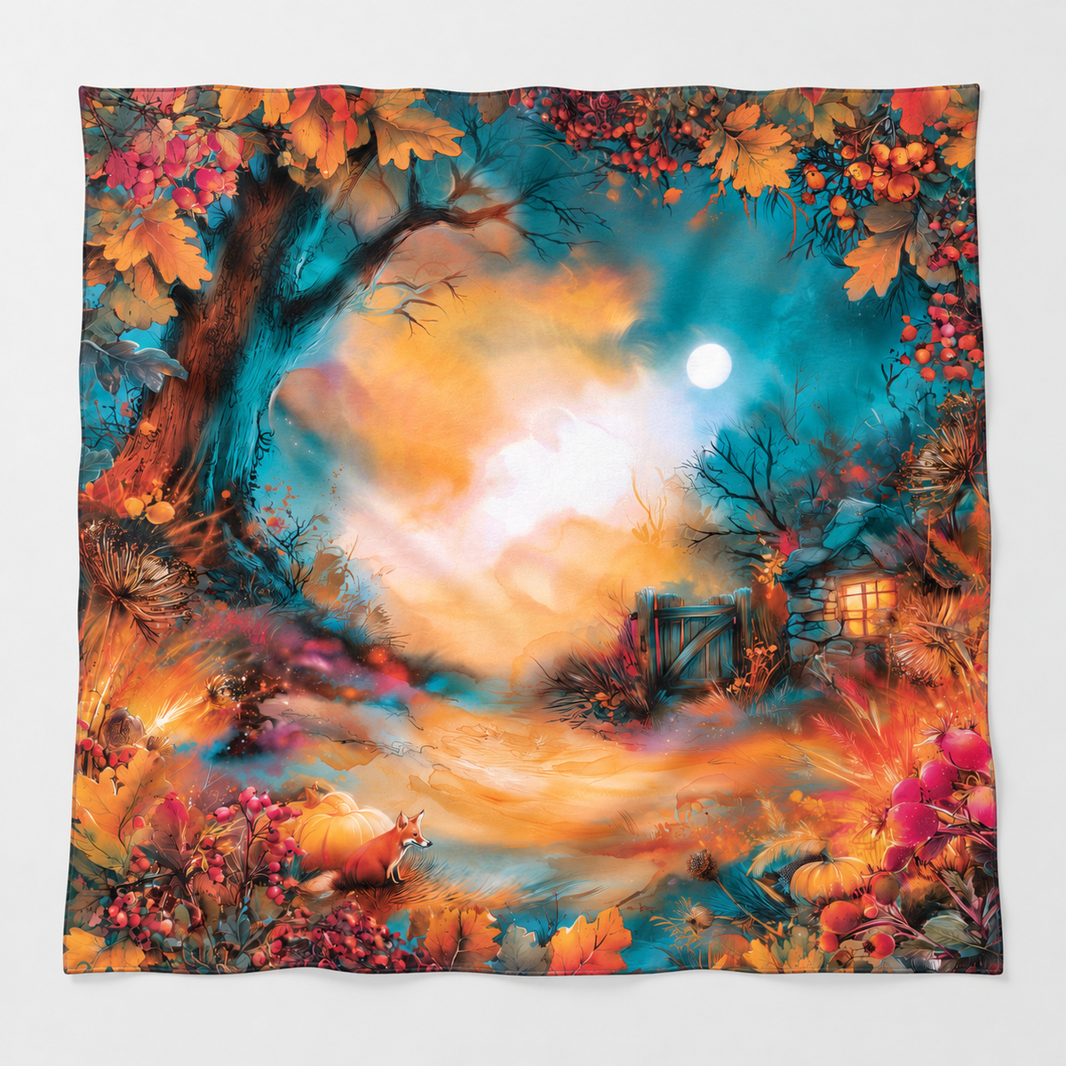 Autumn Woodland: An Open-Ended Storytelling Play Scarf - Storytime Scarves