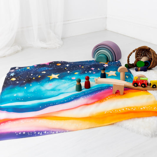 Constellation of Belonging: An Open - Ended Storytelling Play Scarf - Storytime Scarves
