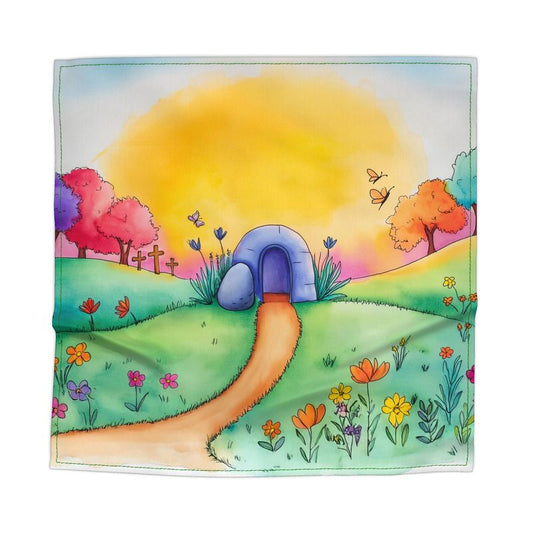 Easter Storytelling Scarf | Open - Ended Sensory Play Cloth for Imaginative Play - Storytime Scarves