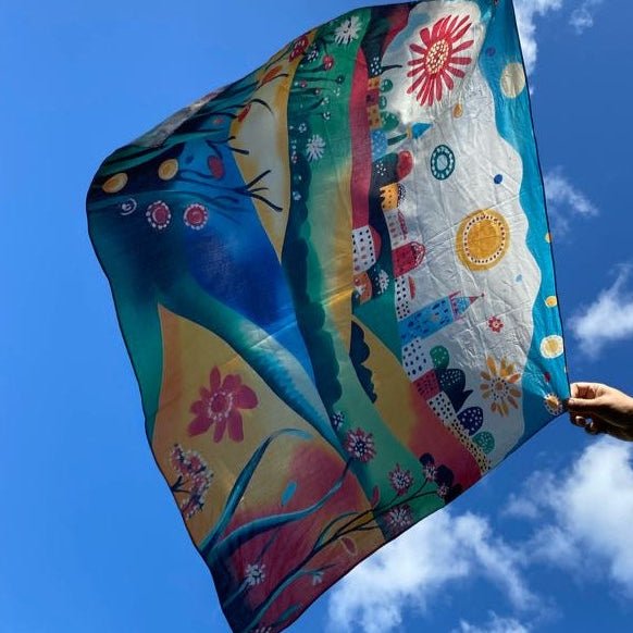 Polish Wonders Story Scarf: An Educational Polish Gift for Kids - Storytime Scarves