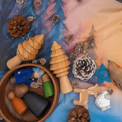 Starlight Forest Christmas Storytelling Toy, Storytime Scarves - Storytime Scarves