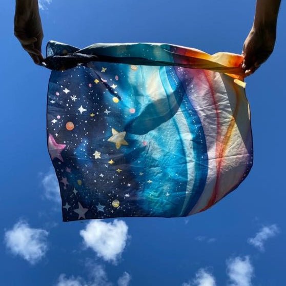 The Constellation of Belonging: A Storytelling Play Scarf - Storytime Scarves