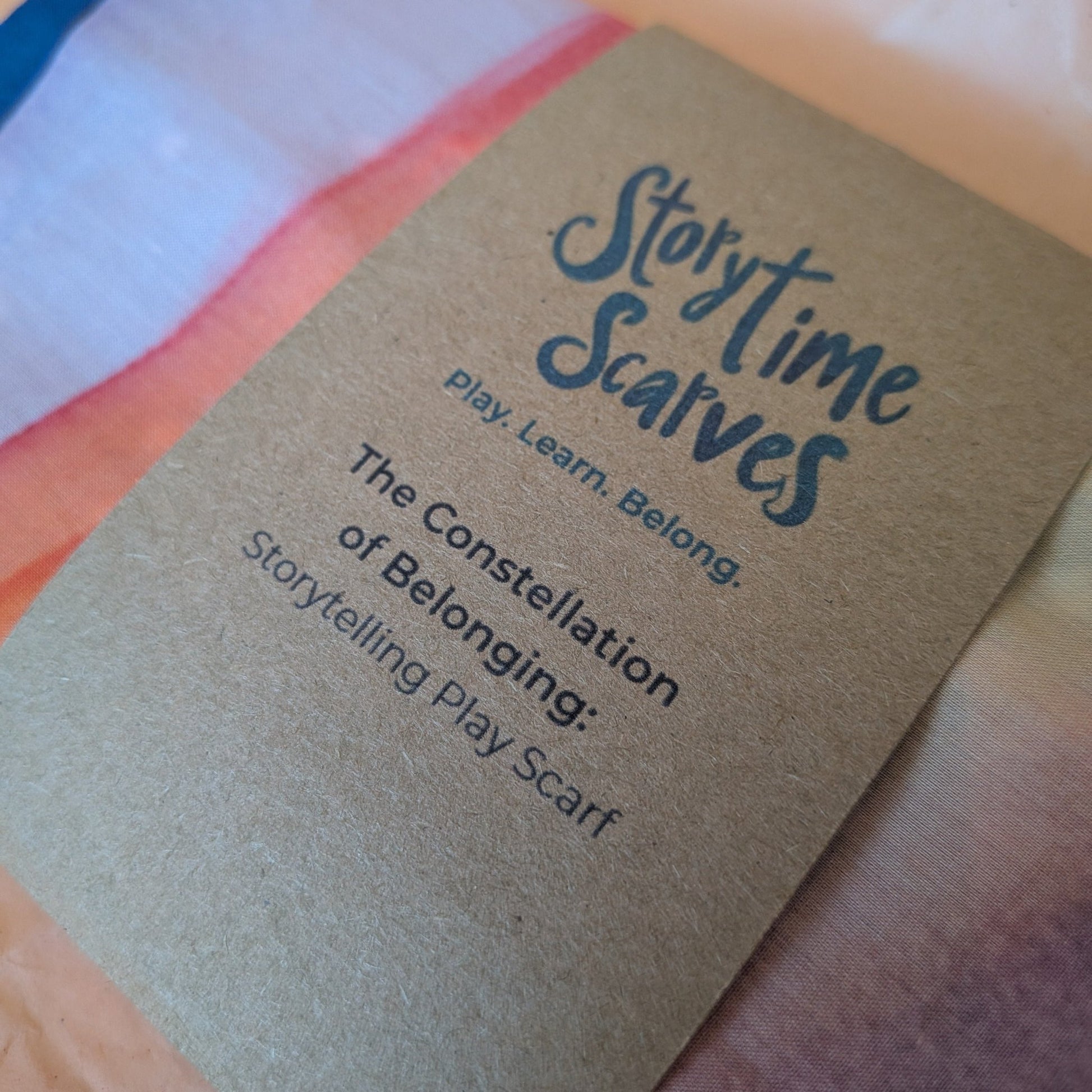 The Constellation of Belonging: A Storytelling Play Scarf - Storytime Scarves