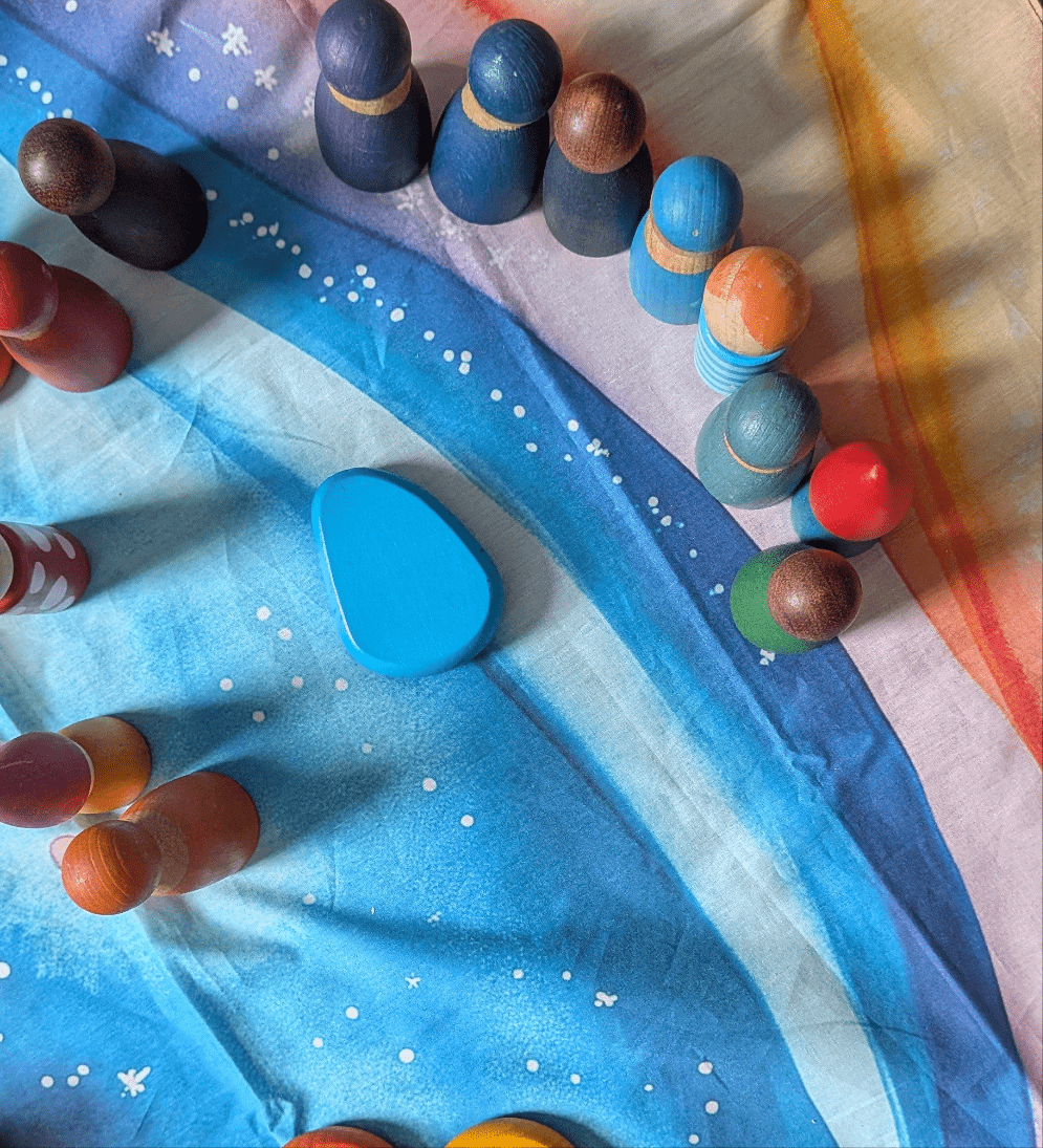 The Constellation of Belonging: A Storytelling Play Scarf - Storytime Scarves