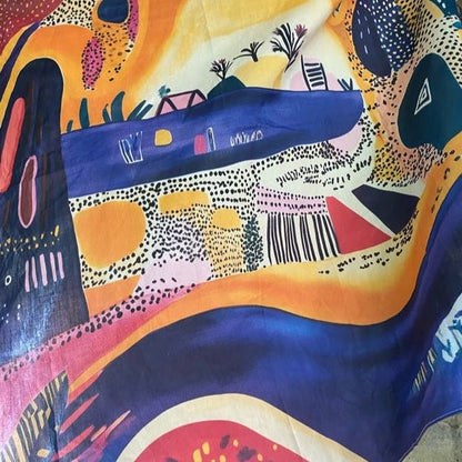 The Echoes of Nigeria Story Scarf: An Educational African Culture Toy - Storytime Scarves