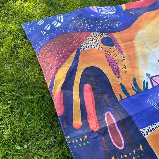 The Echoes of Nigeria Story Scarf: An Educational African Culture Toy - Storytime Scarves