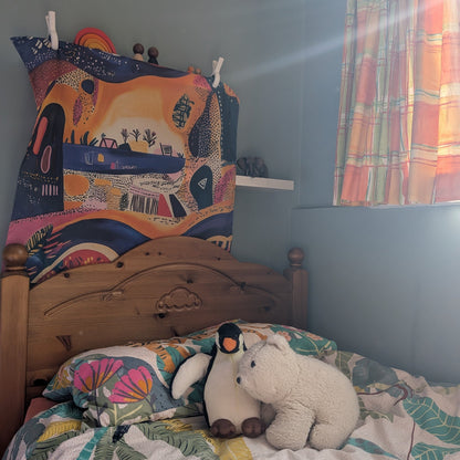 The Echoes of Nigeria Story Scarf: An Educational African Culture Toy - Storytime Scarves