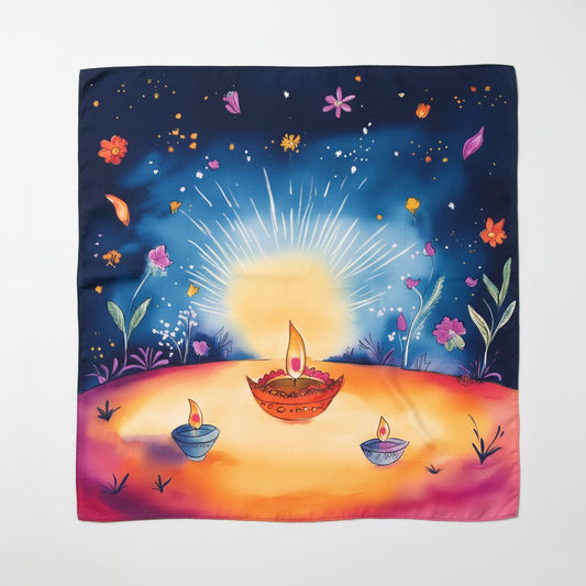 The Festival of Lights Story Scarf: Diwali Tales - Storytime Scarves