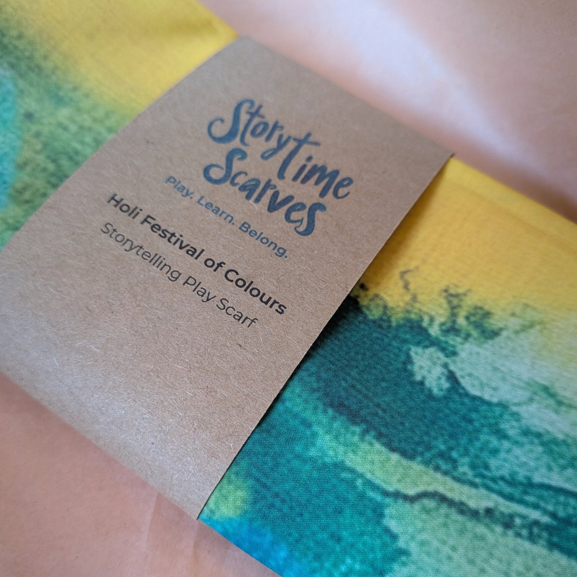 The Holi Festival of Colours Storytelling Play Scarf - Storytime Scarves