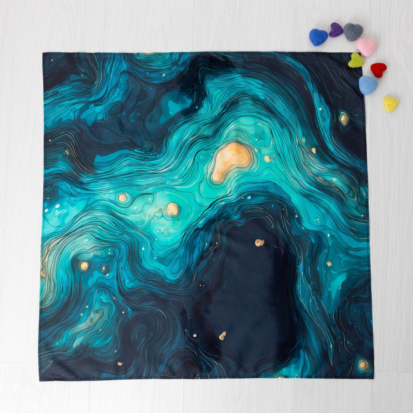 The Pathfinder’s Ocean An Open - Ended Storytelling Play Scarf - Storytime Scarves