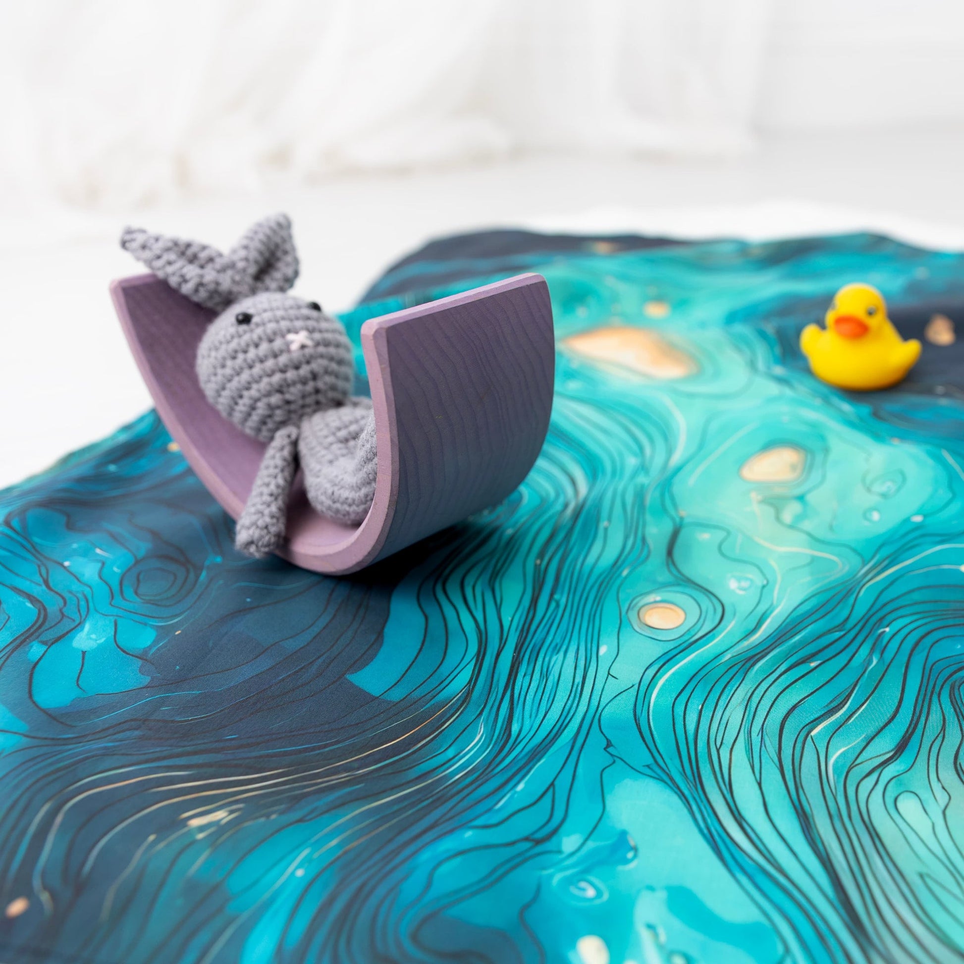 The Pathfinder’s Ocean An Open - Ended Storytelling Play Scarf - Storytime Scarves