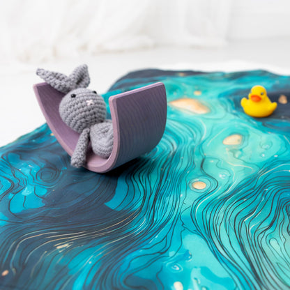 The Pathfinder’s Ocean An Open - Ended Storytelling Play Scarf - Storytime Scarves
