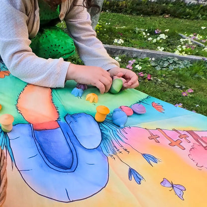 The Spring Meadow: Easter & New Beginnings Edition Storytelling Play Scarf - Storytime Scarves