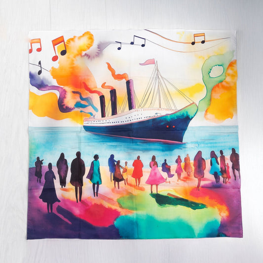 Windrush Rhythms: A Storytelling Play Scarf - Storytime Scarves